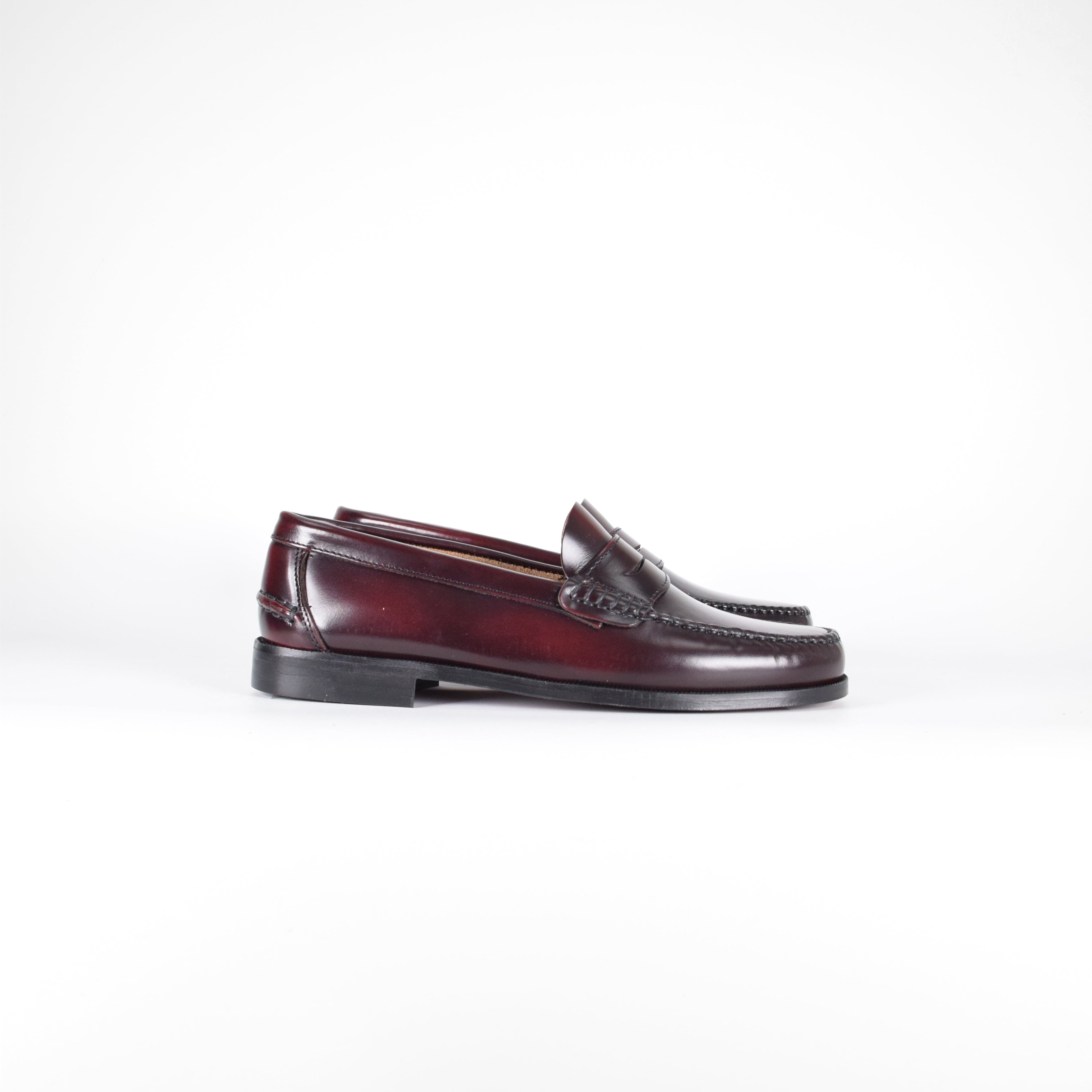 Mocasines de piel Elegancia - Mujer Burdeos