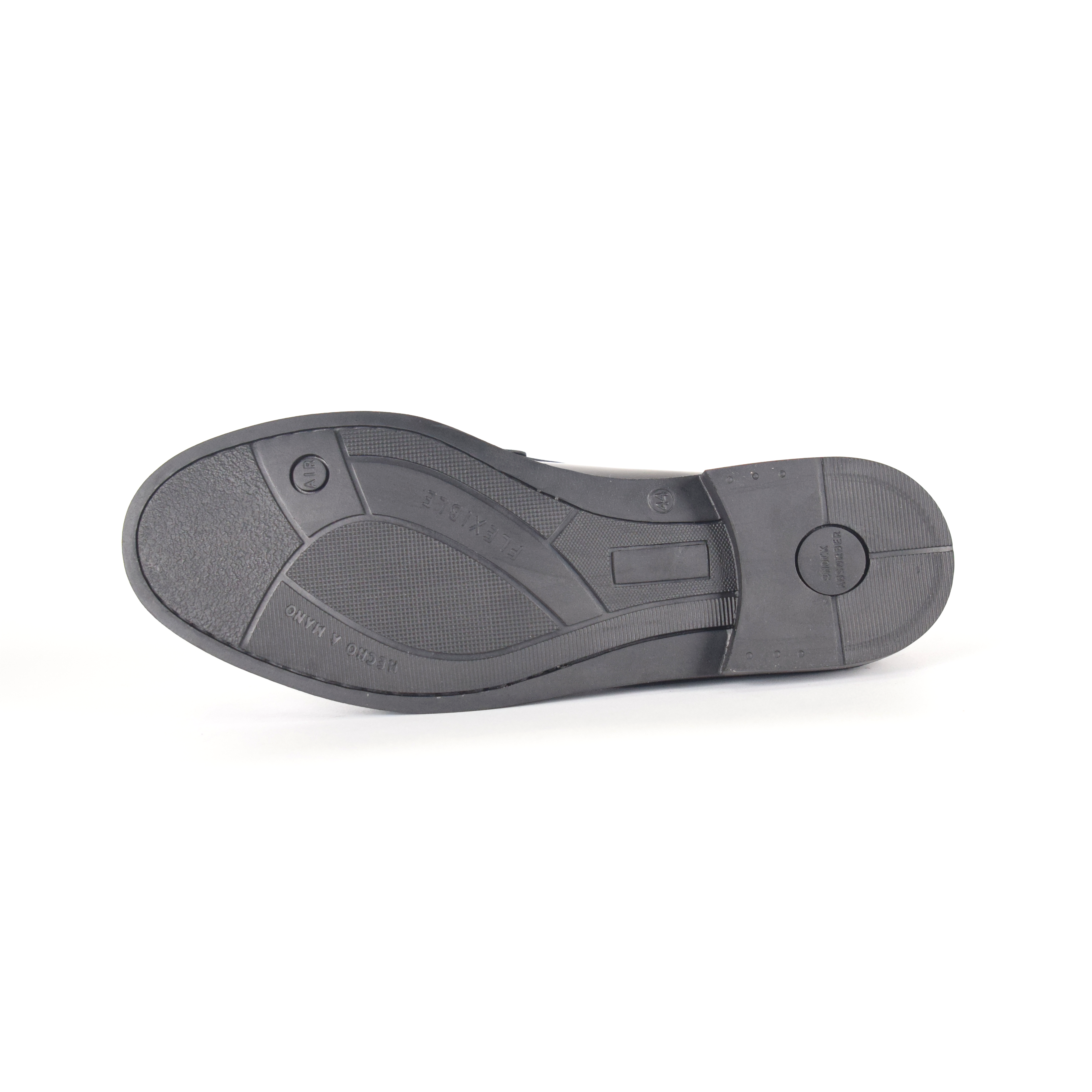 Mocasines de piel Elegancia - Mujer - Negro - Suela de Goma