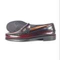 Mocasines de piel Elegancia - Hombre Burdeos - Suela de Goma