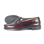 Mocasines de piel Elegancia - Hombre Burdeos - Suela de Goma