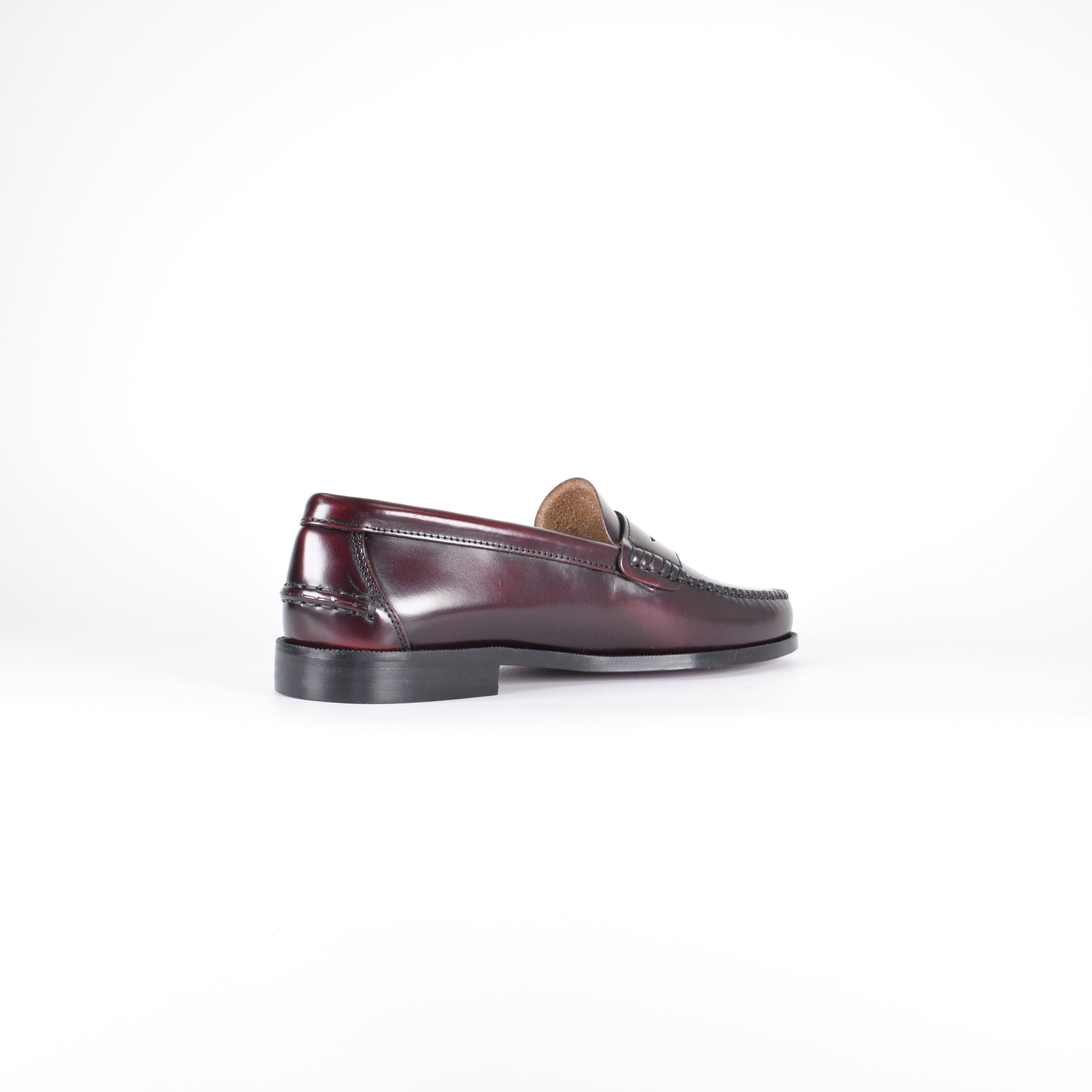 Mocasines de piel Elegancia - Hombre Burdeos