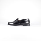 Mocasines de piel Elegancia - Hombre - Negro - Suela de Goma