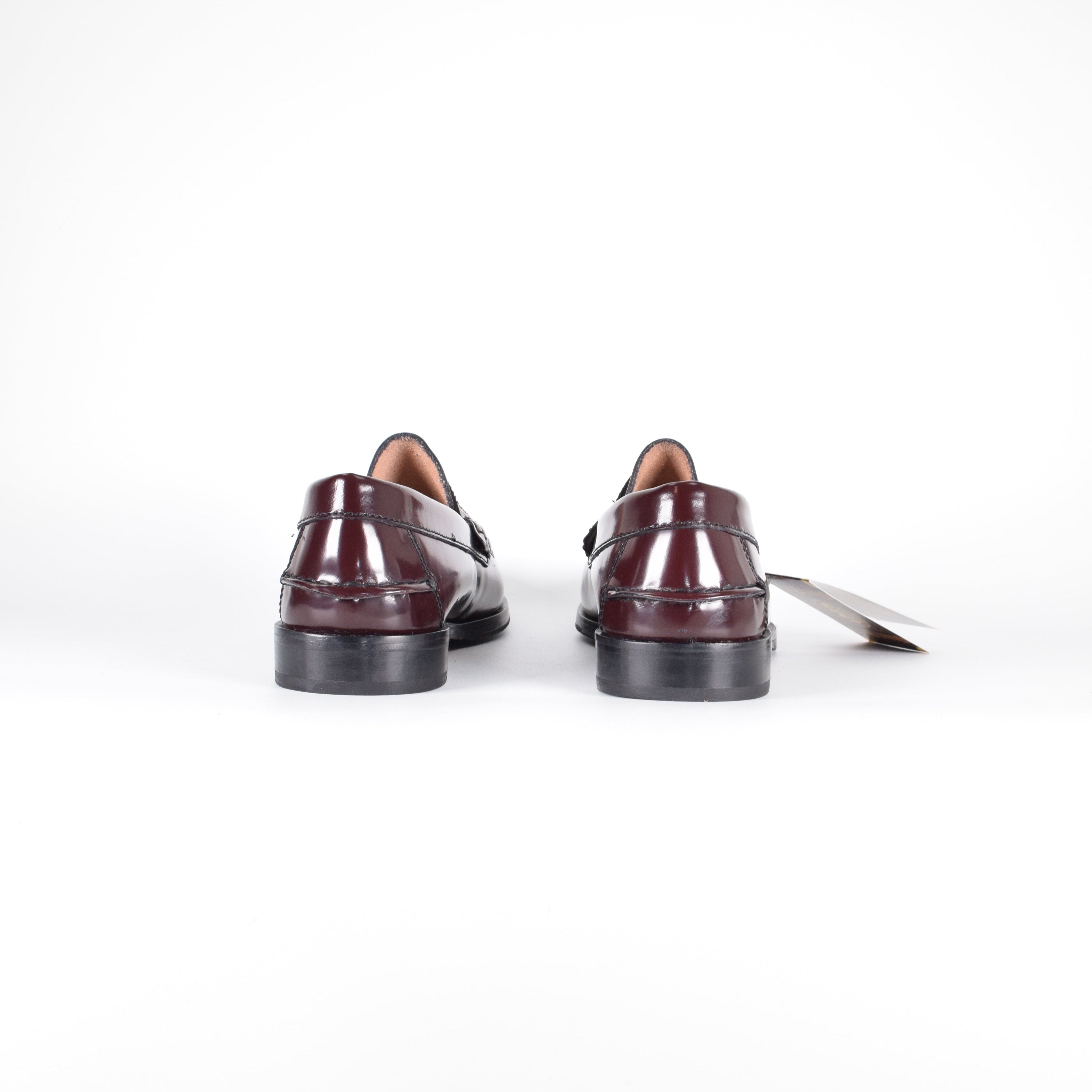 Mocasines de piel Confort - Hombre Burdeos