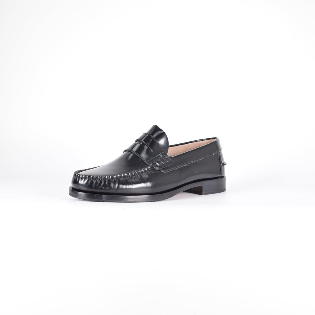 Mocasines de piel Confort - Hombre Negro