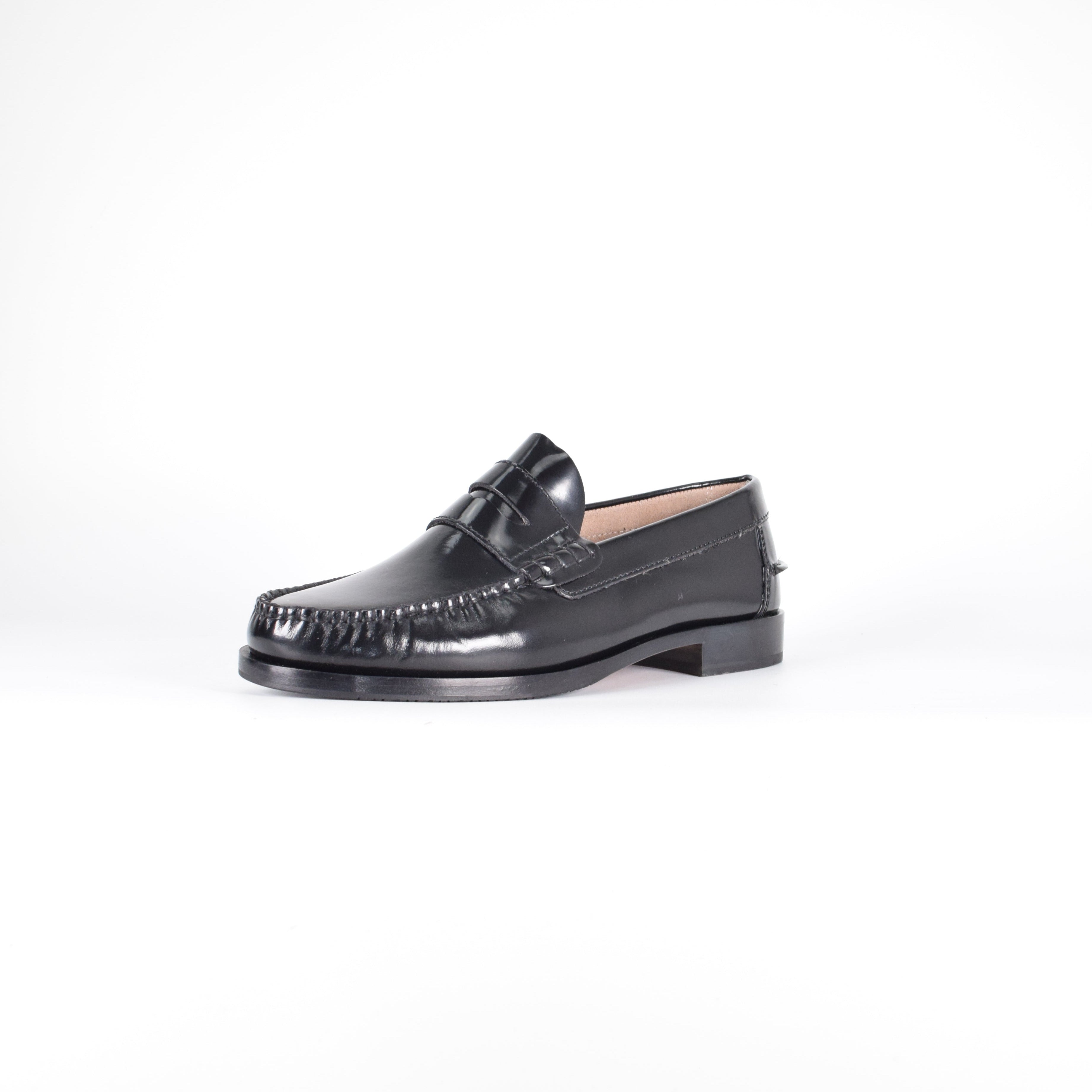 Mocasines de piel Confort - Hombre Negro