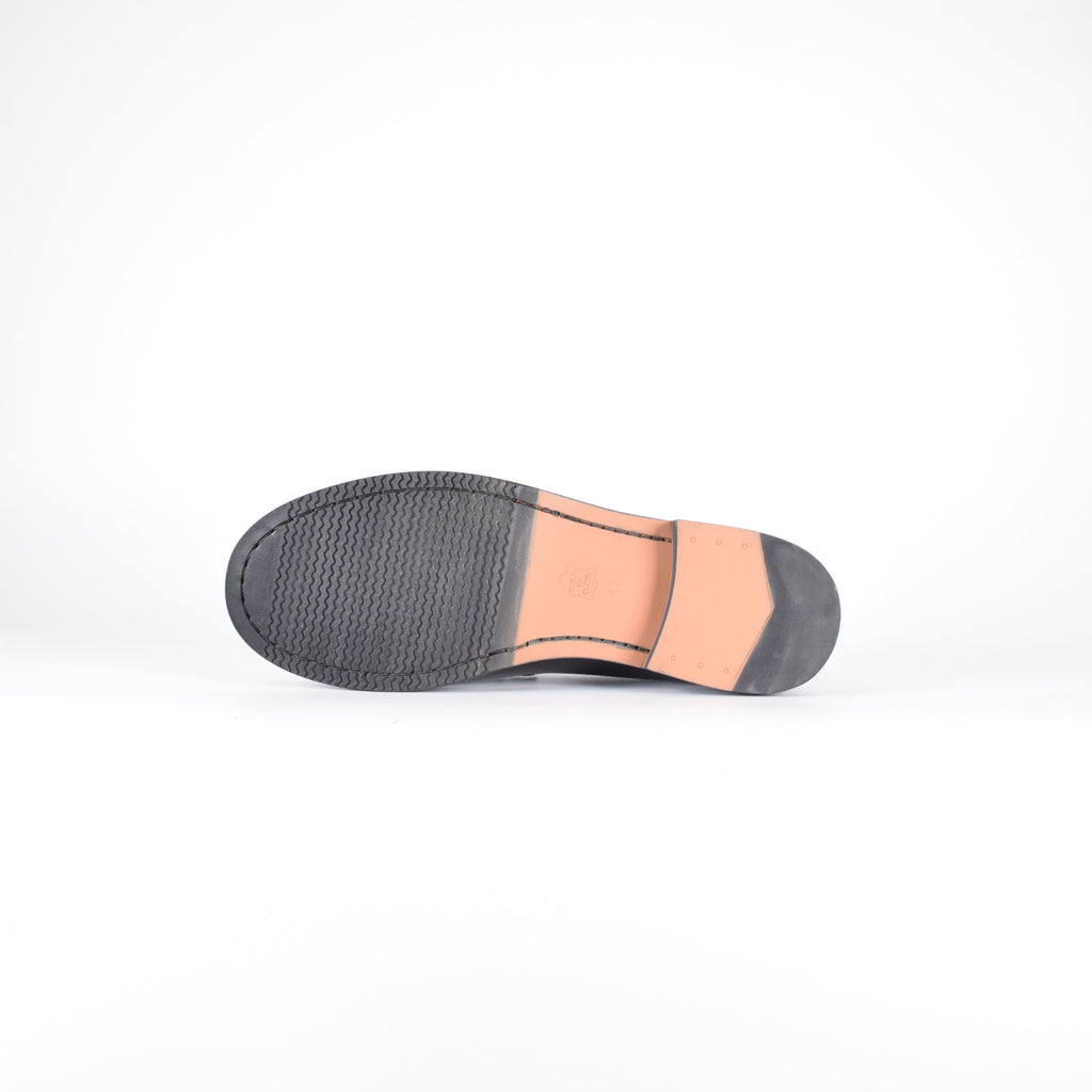 Mocasines de piel Confort - Hombre Negro