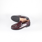 Mocasines de piel Confort - Hombre Burdeos