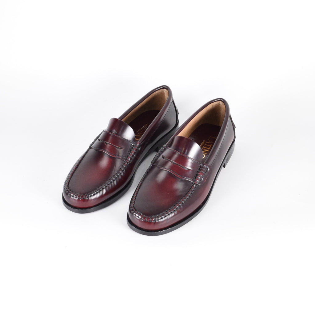 Mocasines de piel Elegancia - Mujer Burdeos