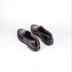 Mocasines de piel Elegancia - Hombre - Negro - Suela de Goma