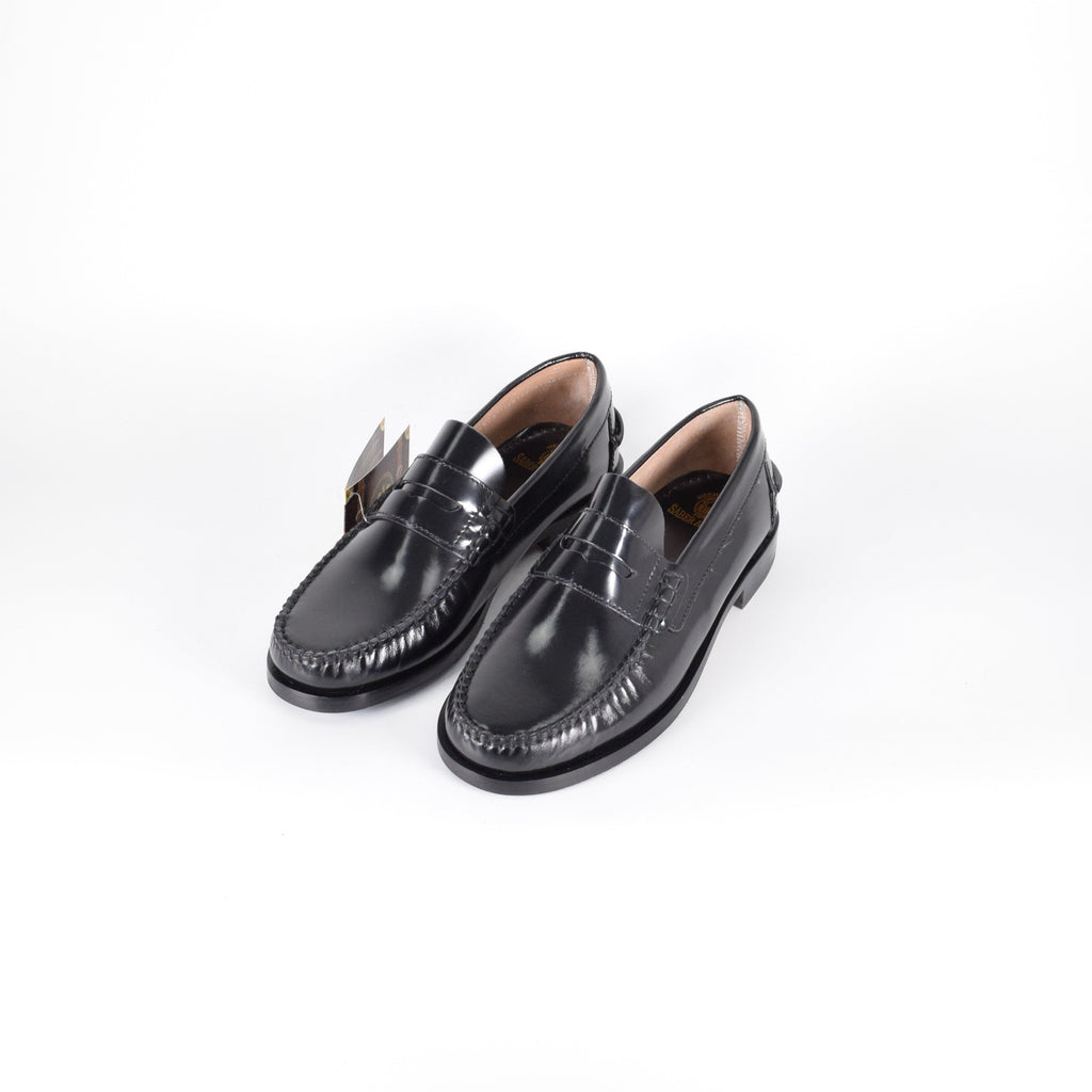 Mocasines de piel Confort - Hombre Negro