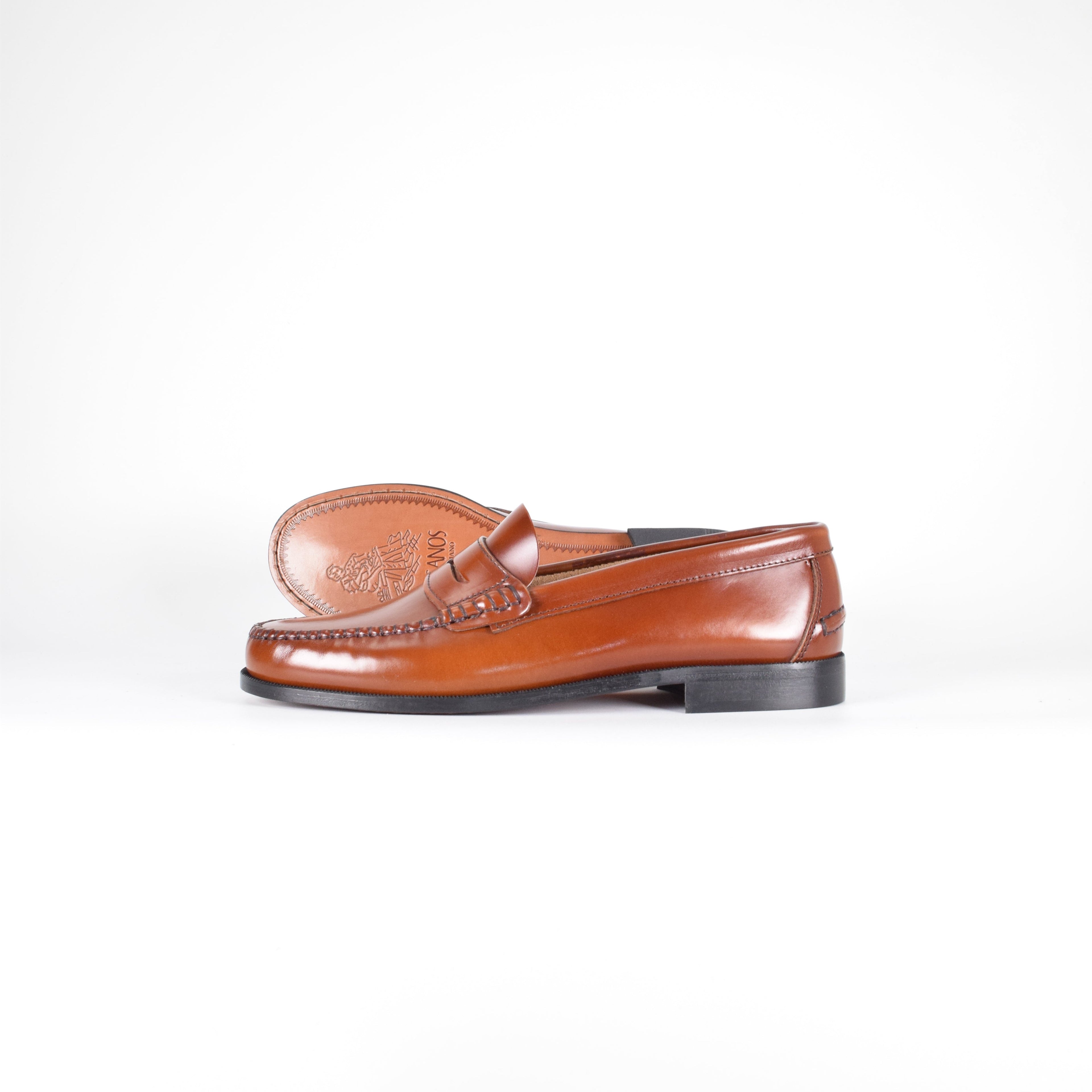 Mocasines de piel Elegancia - Mujer Marón