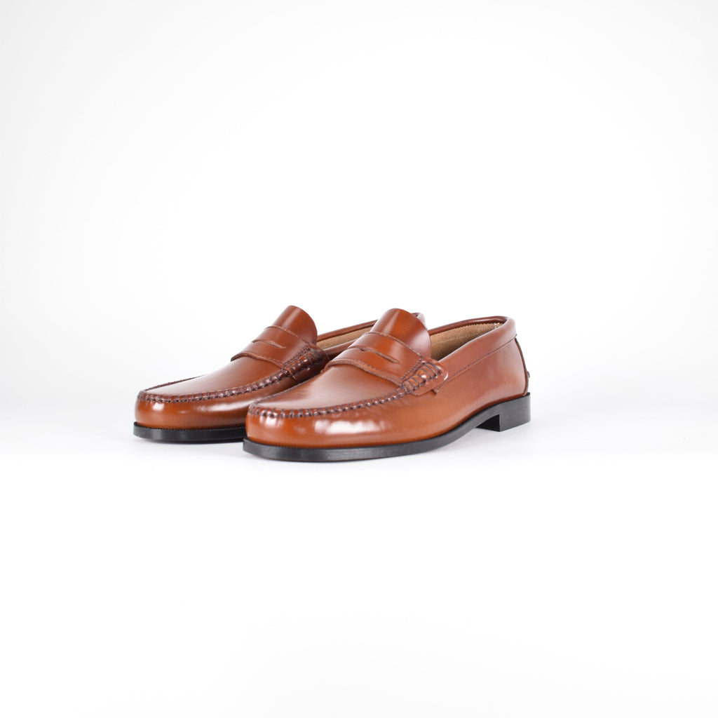 Mocasines de piel Elegancia - Mujer Marón