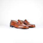 Mocasines de piel Elegancia - Mujer Marón