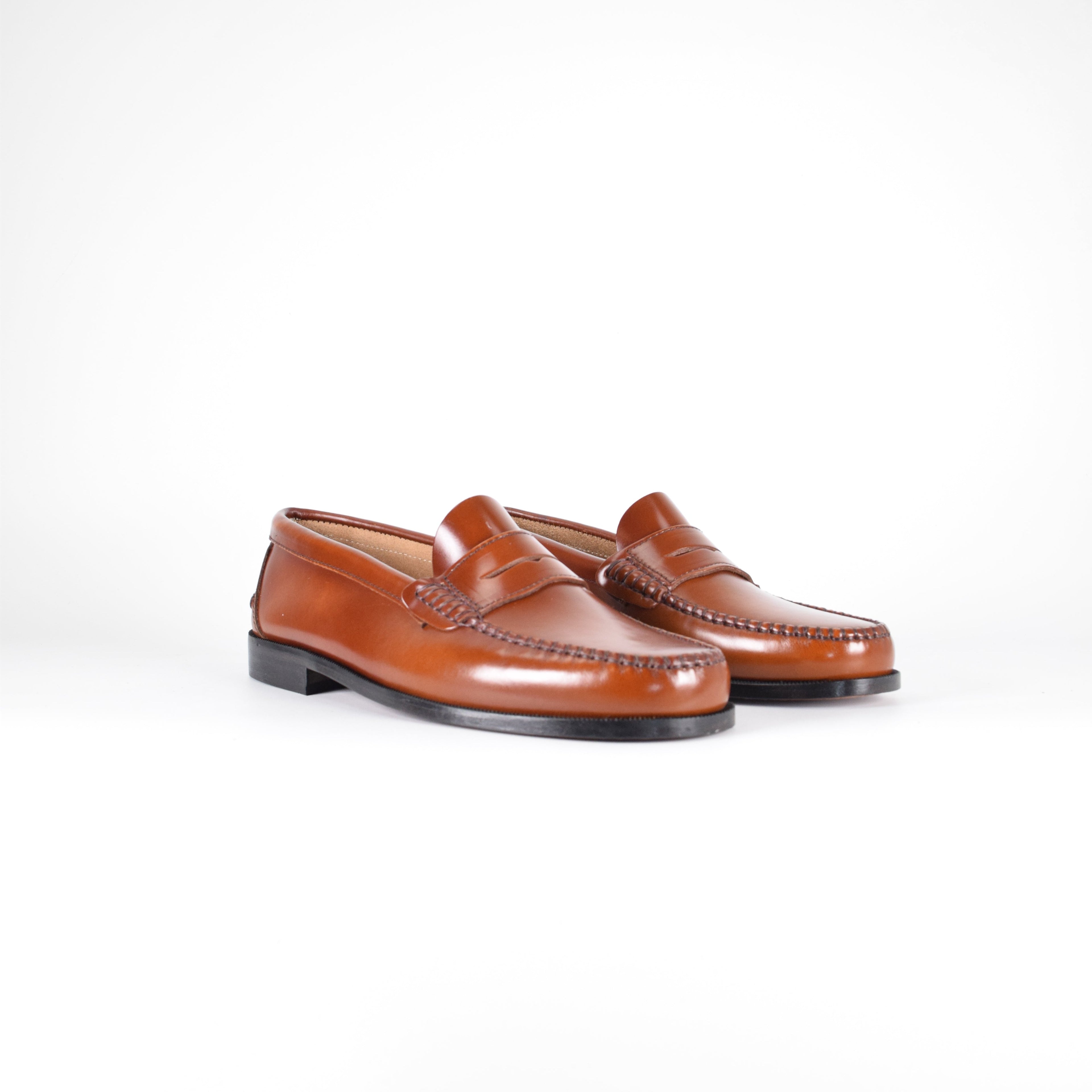 Mocasines de piel Elegancia - Mujer Marón