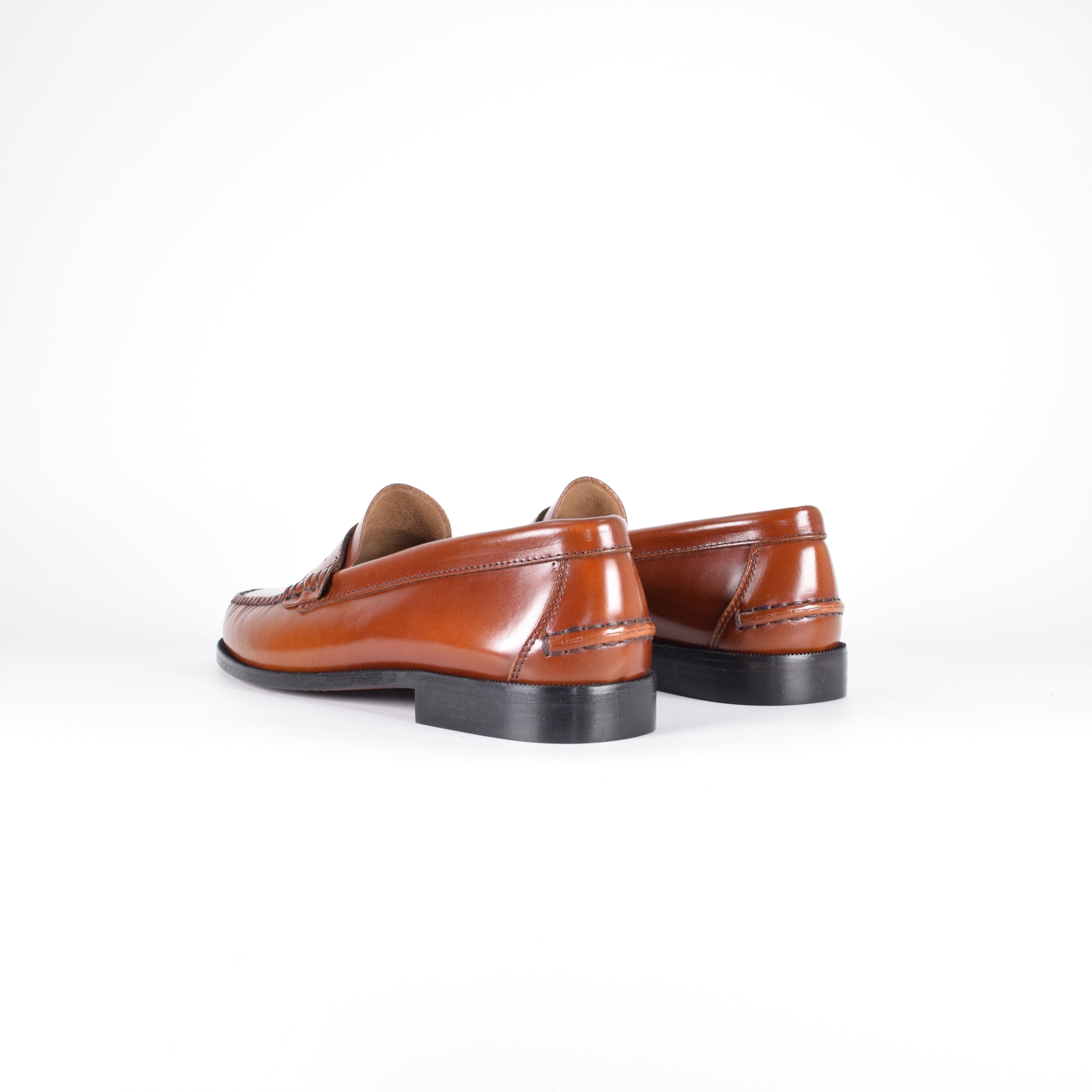Mocasines de piel Elegancia - Mujer Marón