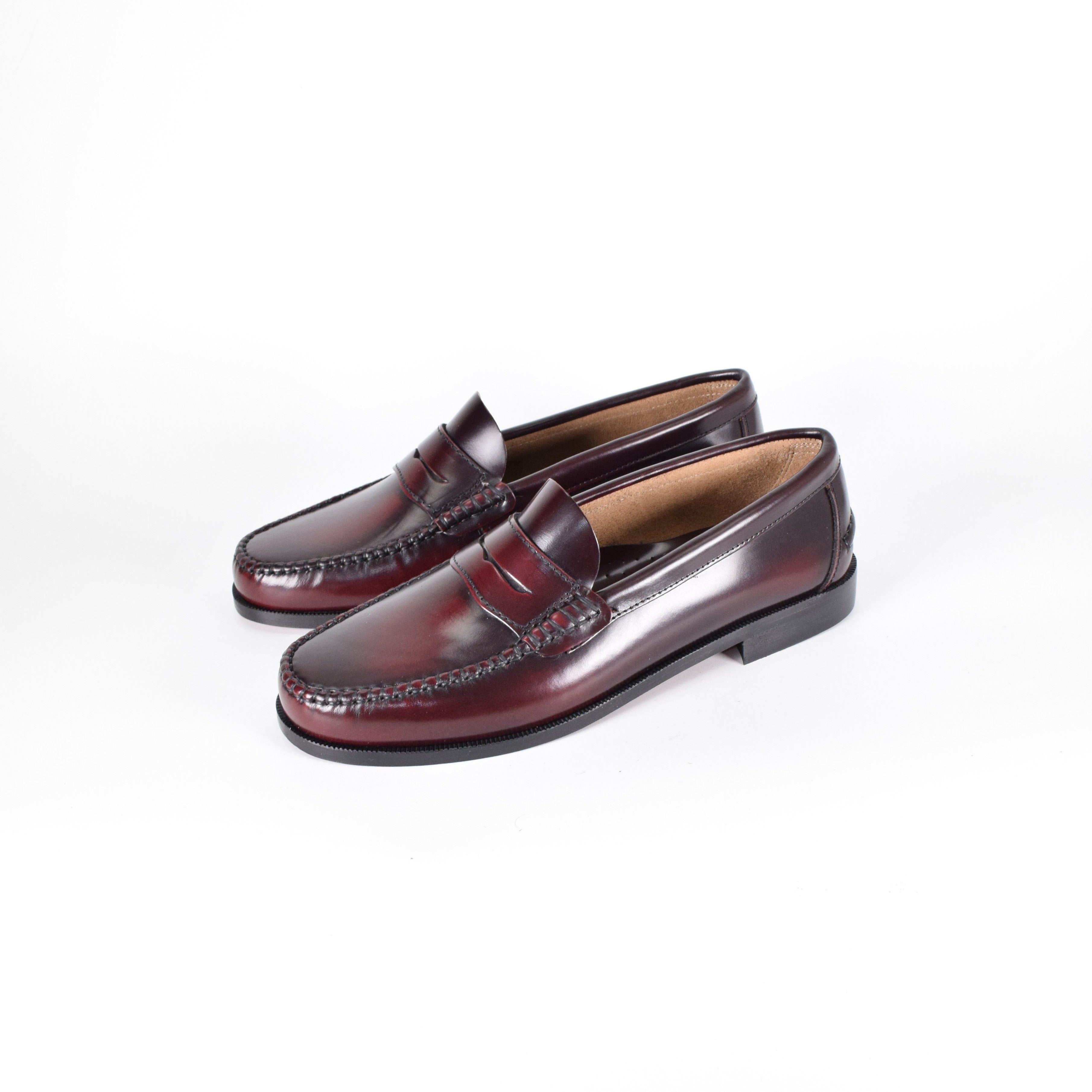 Mocasines de piel Elegancia - Mujer Burdeos