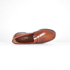 Mocasines de piel Elegancia - Mujer Marón