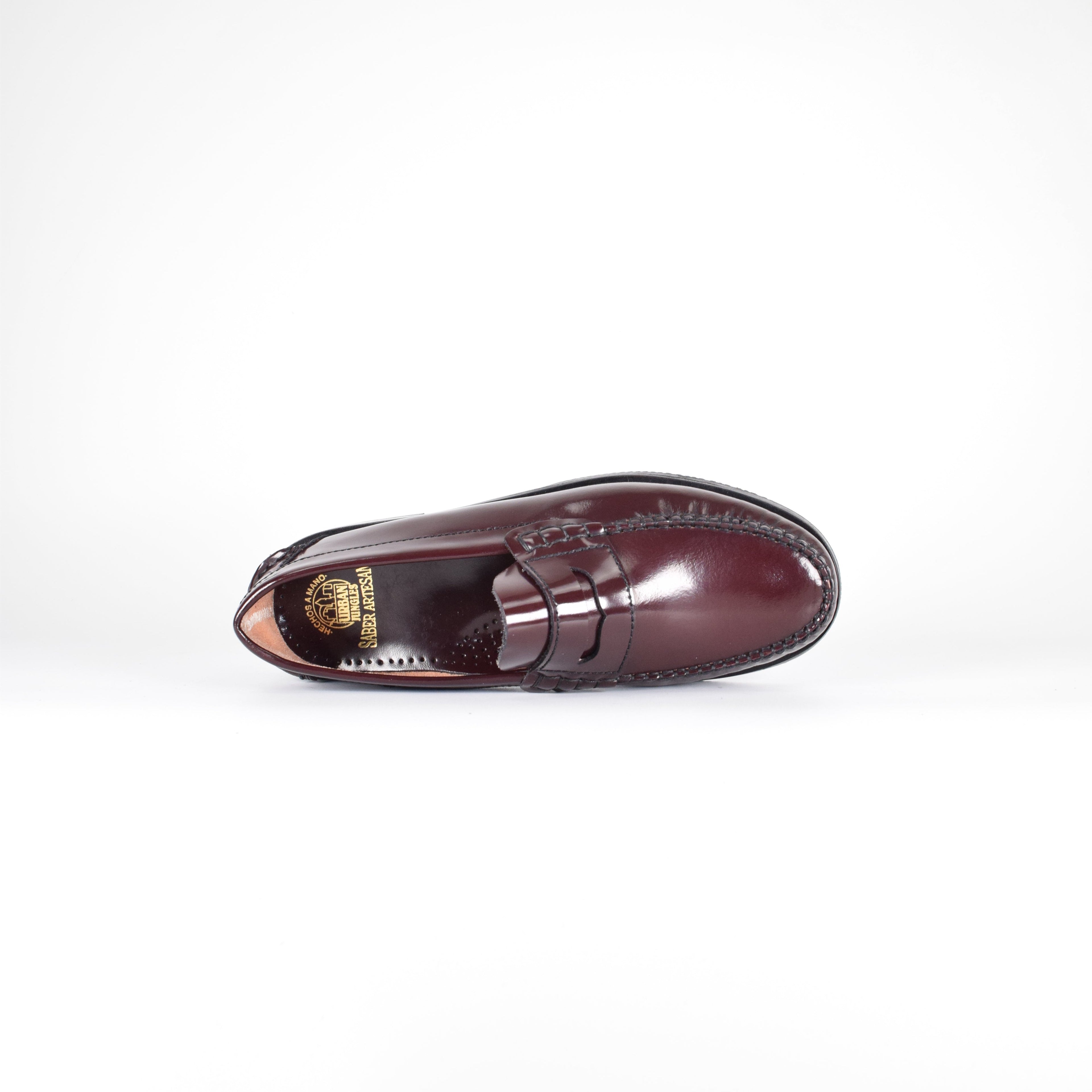 Mocasines de piel Confort - Hombre Burdeos