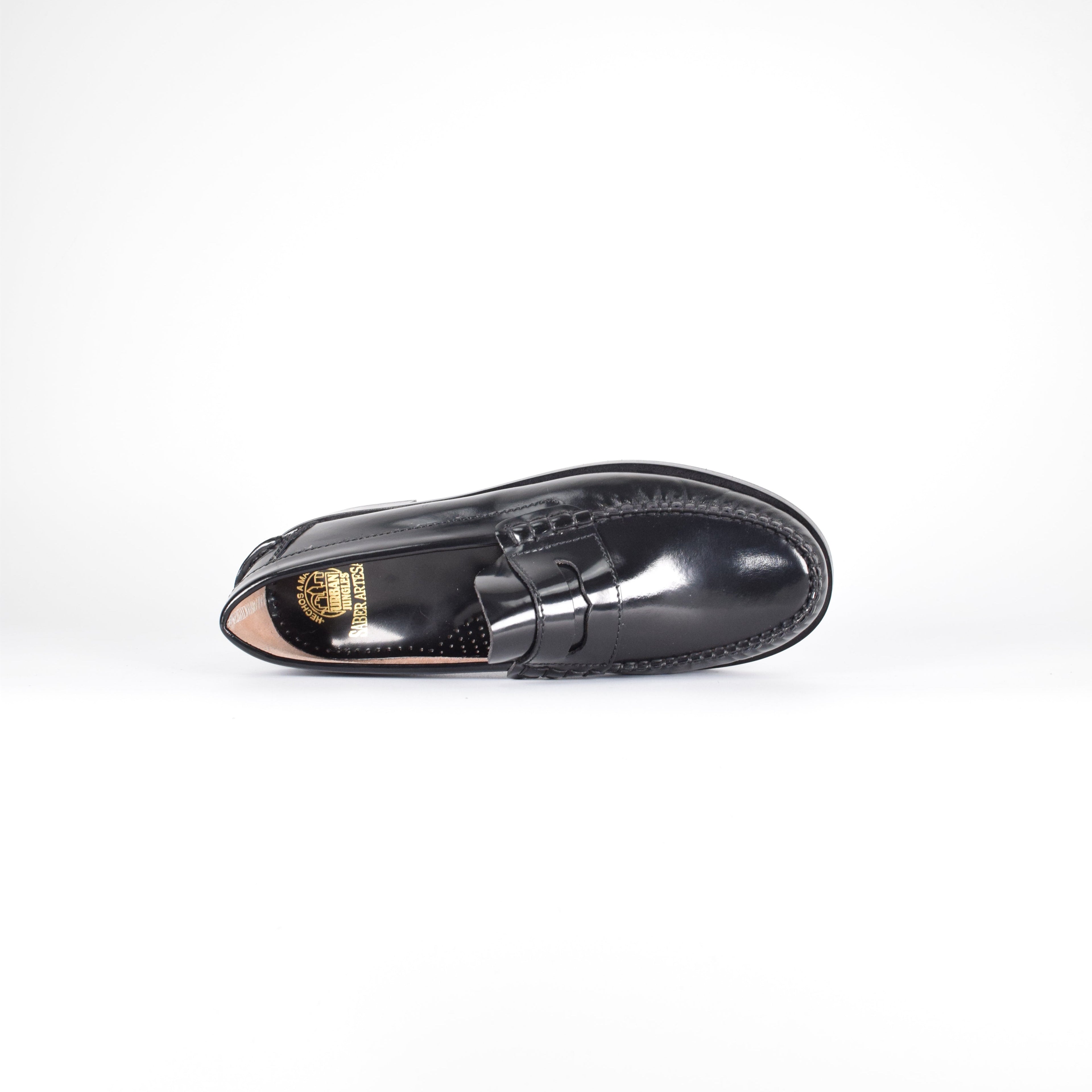 Mocasines de piel Confort - Hombre Negro
